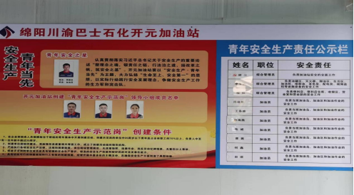 開元加油站開展省、市青年安全示范崗創(chuàng)建活動(圖1)
